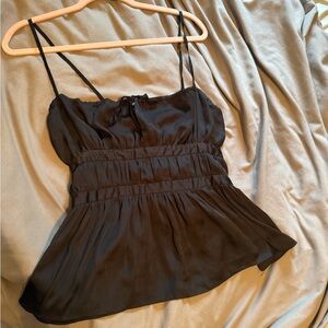 *NWOT* Black baby doll top